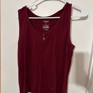Arizona Jean Company Women's Burgundy Tank Top